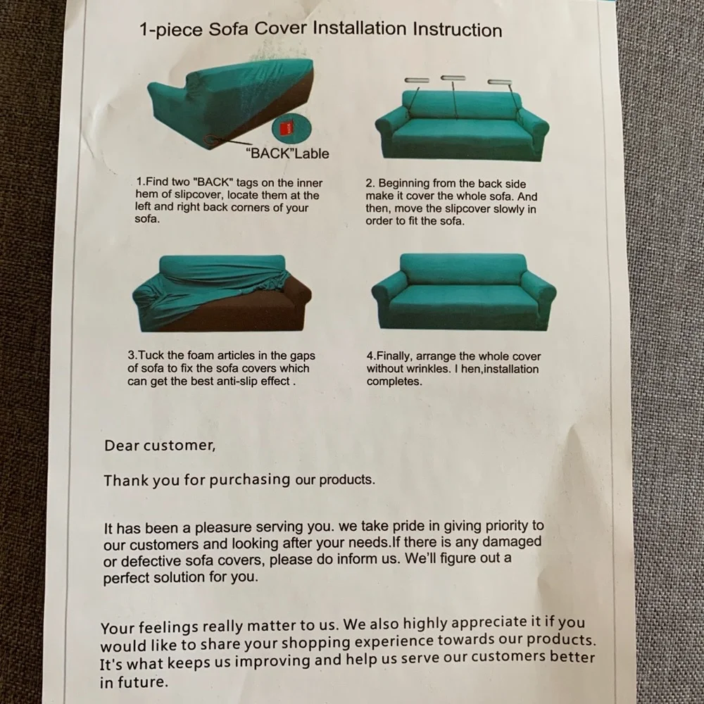 LOVESEAT SOFA COVER